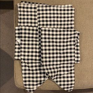 Buffalo checked curtains